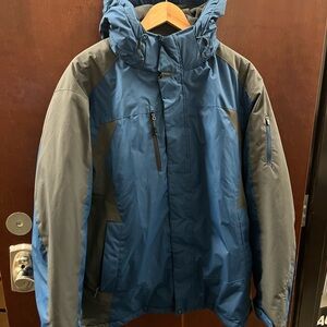 Hawke & Co Blue and Gray Ski Jacket